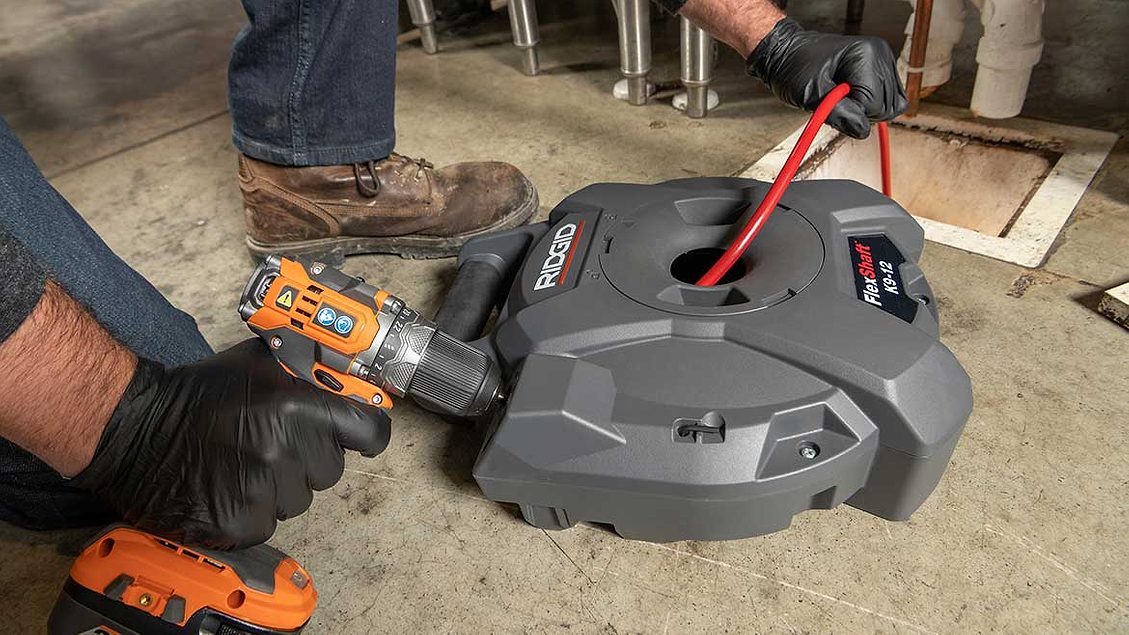 RIDGID releases new K912 FlexShaft Drain Cleaning Machine Plumbing